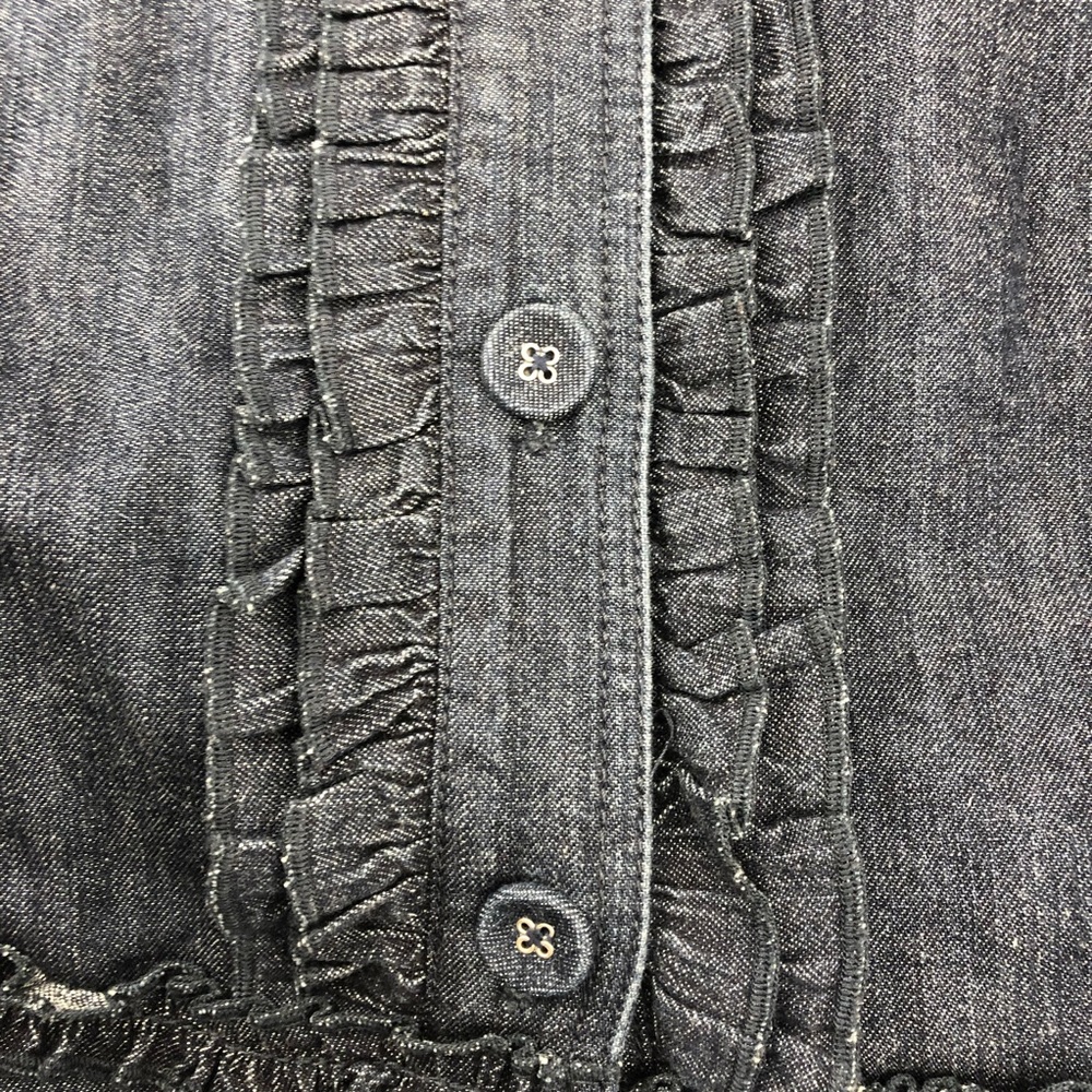 Loft Blue Jean Button Down Jacket - image 6